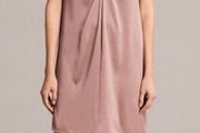 AllSaints Women's Silky Pink Dress