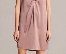 AllSaints Women's Silky Pink Dress