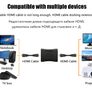 4K HDMI-compatible Interface Extender HD 1080P HDMI To HDMI Cable Adapter Female To Female Extender For PS4 PS3 PC Xiaomi TV Box Image 2