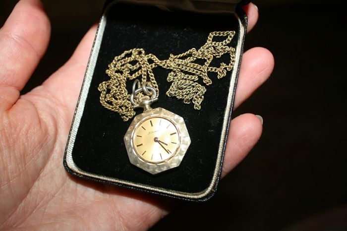 H.Samuel Quartz Necklace Watch