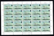 1973 Guernsey Mail Packet Boats Commemorative Stamps Sheets (4) of 25 Mint Never Hinged (MNH)