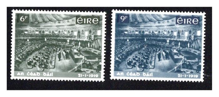 1969 Ireland 50th Anniversary of the First Meeting of Dail Eireann Commemorative Stamp Mint Never Hinged (MNH)