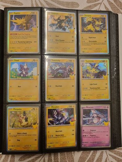 Pokemon 30Th Celebration Base set cards