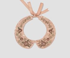 Zara embroidered collar