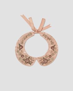Zara embroidered collar