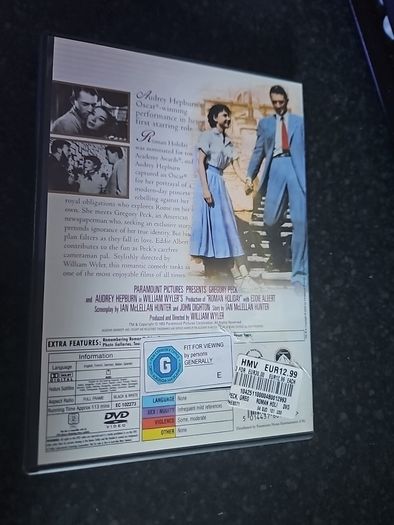 Roman Holiday DVD
