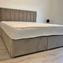 Double Luxus Divan Beds With Memory Foam Mattresses And Multiple Design Of Headboards Instock Image 8