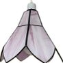 Art Deco style pink petal lampshade Image 4