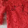Red crochet "Paper Dolls" Dress Image 6