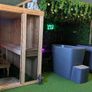 Cedarwood electric sauna ,ice baths & pergola Image 2