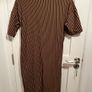 Zara Trafaluc Striped MIDI dress size S Image 2