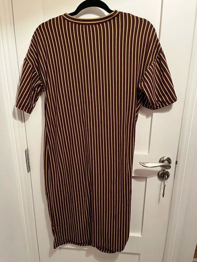 Zara Trafaluc Striped MIDI dress size S