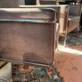 Pair of Le Corbusier Style Armchairs Chrome & Brown Nubuck Upholstery Image 10