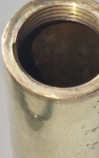 Original 1914 WWI British Army Brass Rifle Oiler - Lee Enfield - Marked