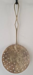 Vintage Brass Straining Spoon/Sieve.