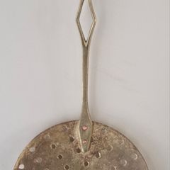 Vintage Brass Straining Spoon/Sieve.