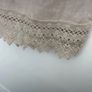 dress Bnwot 100% linen dress size 12 oatmeal with tie neck detail & lace base summer dress Image 8