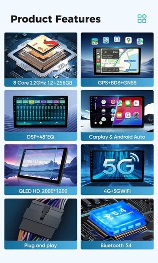 Android 15 For Honda Freed 2 2016 - 2023 4G WIFI 360 View Car Radio Carplay Auto Multimedia Stereo Video Player GPS Navigation
