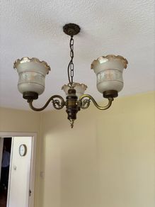 Beautiful antique light fittings