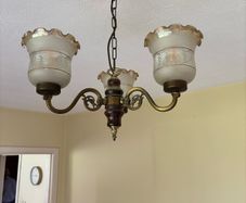 Beautiful antique light fittings