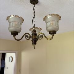 Beautiful antique light fittings