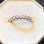 9ct gold diamond ring .33carat size P free register post Image 2