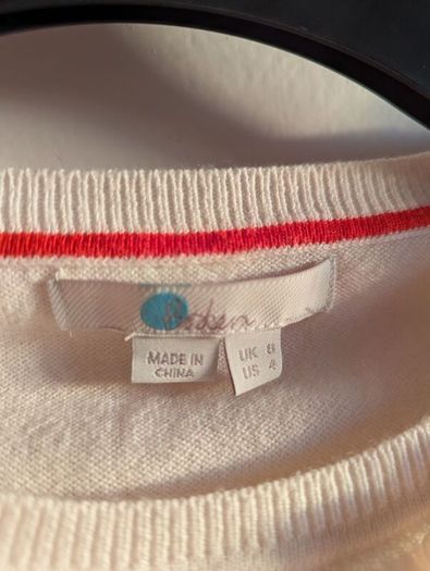 Boden long sleeve wool top