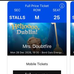 Mrs Doubtfire Tickets