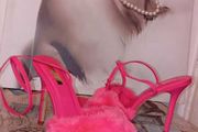 Pink High Heels Size 8