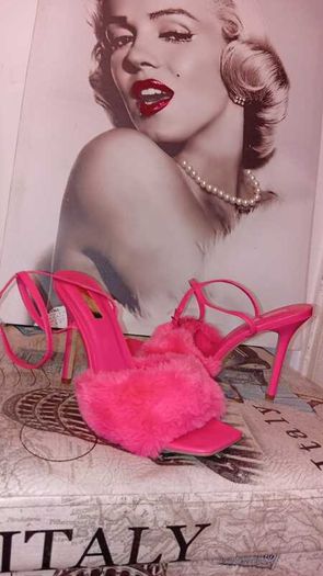 Pink High Heels Size 8