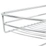 2-Tier Kitchen Wire Basket Silver 180 Degree 85x44x80 cm Image 3