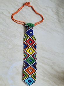 beaded tie