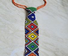 beaded tie