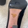 Prada black patent leather peep toes Image 7