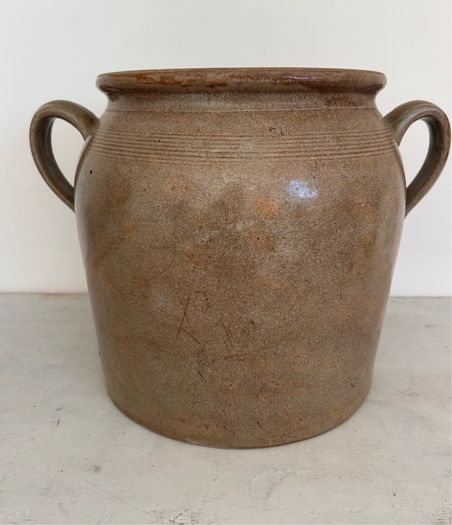 Vintage French Stoneware Pot