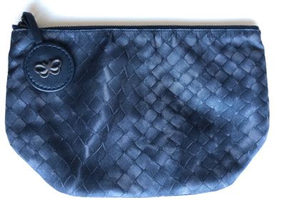 Blue Bottega Veneta Intrecciolusion Nylon Cosmetic Bag