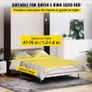 Bed Kit king And Queen  Size Bed Heavy Duty Support Hardware DIY Kit Mounting Wall Springs Mechanism(Vertical) Image 2