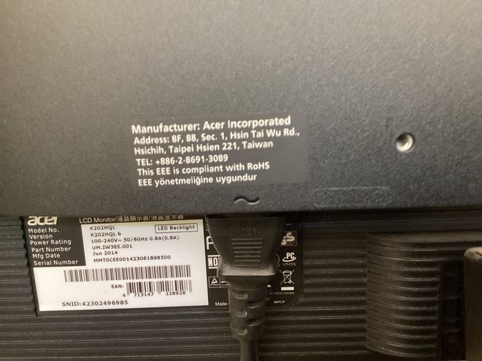 acer monitor
