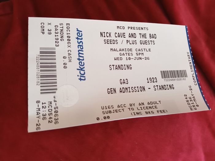 Nick Cave concert