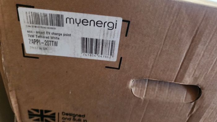 New Myenergi Zappi RRP 900e 7kW Single-Phase Tethered White EV Charger (Model: ZAPPI-207TW)