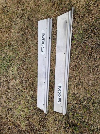 Mk1 Mazda mx5 chrome sill plates / kick plates / covers ( mx 5 mx-5 miata eunos roadster  )