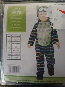 monster costume size 6-12 months