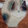 Studio Art Fused Glass Cat Image 5