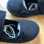 Next Butterfly Embroidered Black Plimsolls Shoes, Junior Size UK 13, EUR 32 Image 9