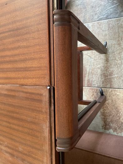 Antique Art Deco Metamorphic Side Table Tea Trolley 1920s