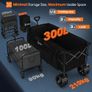 300L Large Folding Festival Trolley on Wheels Image 8
