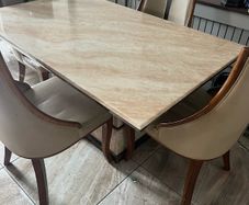Marble table and 4 chairs