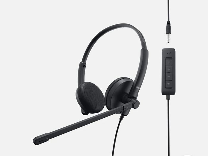 Brand New DELL Stereo Wired On-Ear Headset