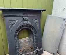 Mid Victorian Fernleaf Bedroom Fireplace
