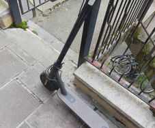 electric scooter with new battery